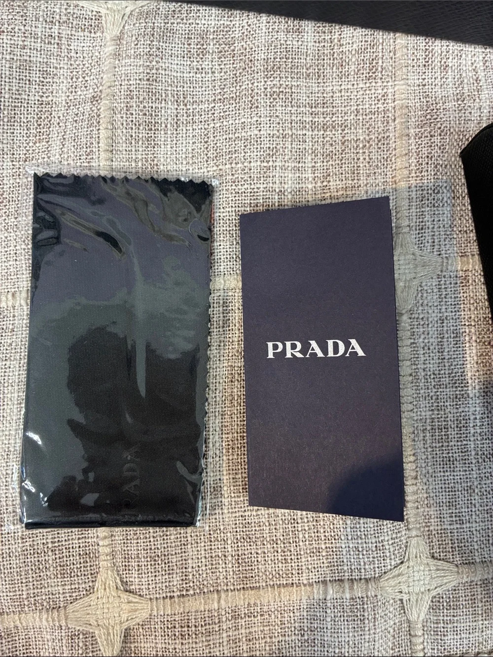 Authentic Prada SPR 06YS Rectangular Tortoiseshell Sunglasses - Black and Brown - Picture 7 of 8